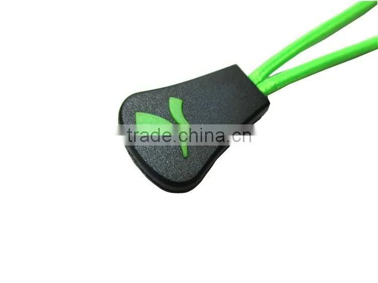 OEM service for rubber rope zipper puller for outdoor garment