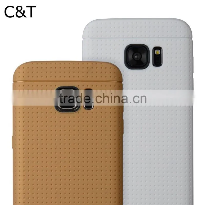 C&T Flexible Slim Silicone TPU Skin Gel Soft Protector Cover Case for Samsung Galaxy S7