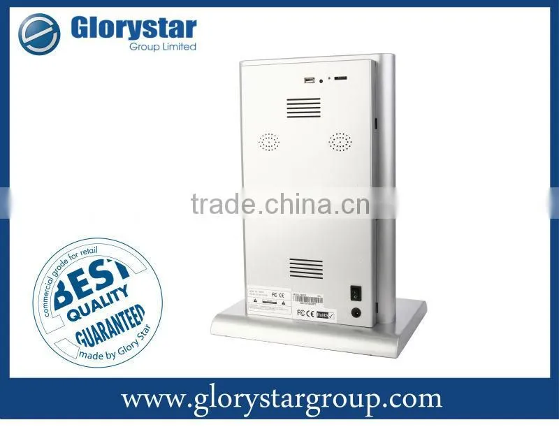 7" advertising display stand for advertising
