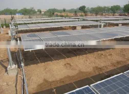Automatic Horizontal single axis linkage tracking system for solar panel