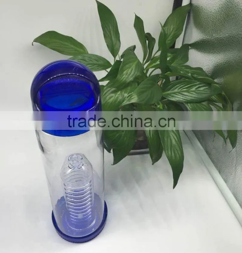 2015 wholesale portable plastic water bottle sports bottle