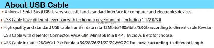 LC Transparent micro usb cable, Best Price usb data cable, High Speed And Quality USB 2.0 Cable AM/AM