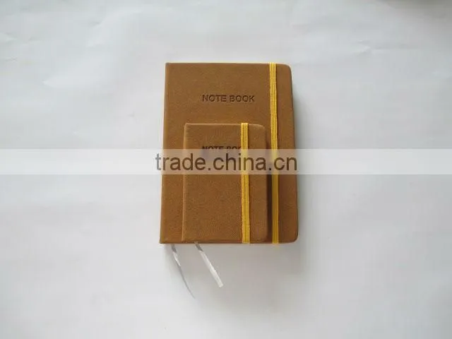 5X8 PVC/leather cover hardcover notebook