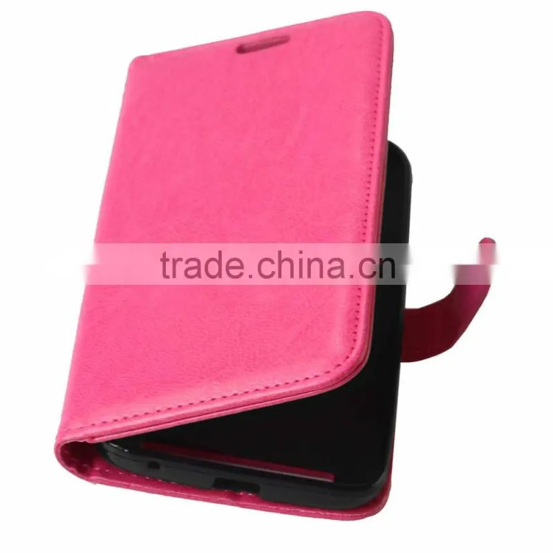 Cell Phone PU Leather Flip Card-slot Case for ASUS ZenFone 2 Laser ZE500KL