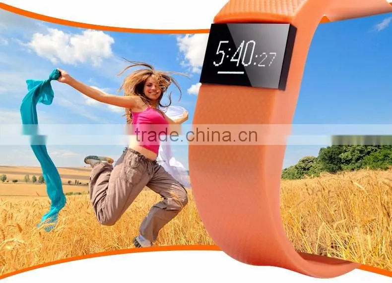 New BLE 4.0 IOS Android software TI chipset TW64 custom sport fitness bracelet
