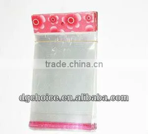 Self adhesive waterproof plastic food packaging bag