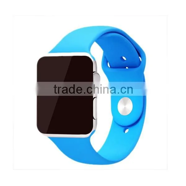 modern popular unique color 2016 silicone watch strap