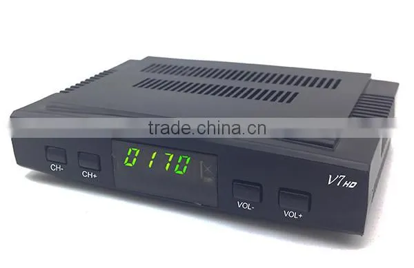 Pre-sale!!! 1080p hd digital DVB-S2 satellite receiver Freesat V7 FTA set top box support cccam, iptv and usb wifi
