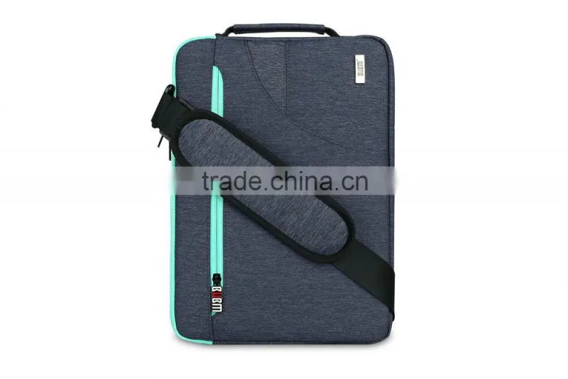 Fashionable 15 inch BUBM Nylon BULE Laptop Shoulder Bags For Business