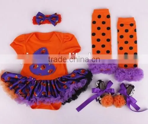 Baby Girl Party Halloween Tutu Dress Cheap Hot Sale Halloween Tutu Dress
