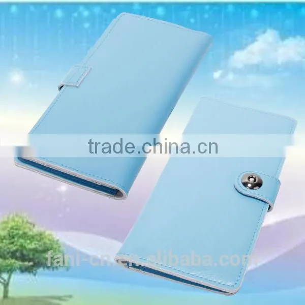 2015 new arrival and latest design ladies leather clutch purse with many colors choosing