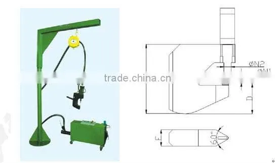 ECR03 plastic rivet machine