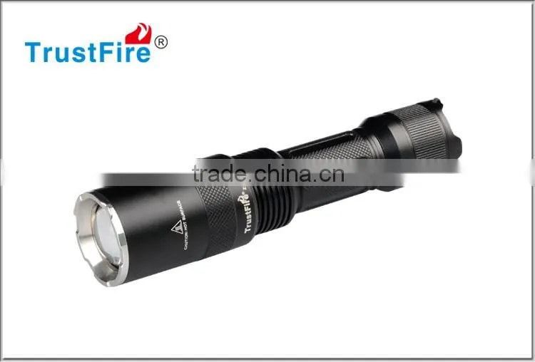 TrustFire zoomable flashlight Z6 with 1*CREE XM-L 2 led 1600 lumen use 18650 battery !