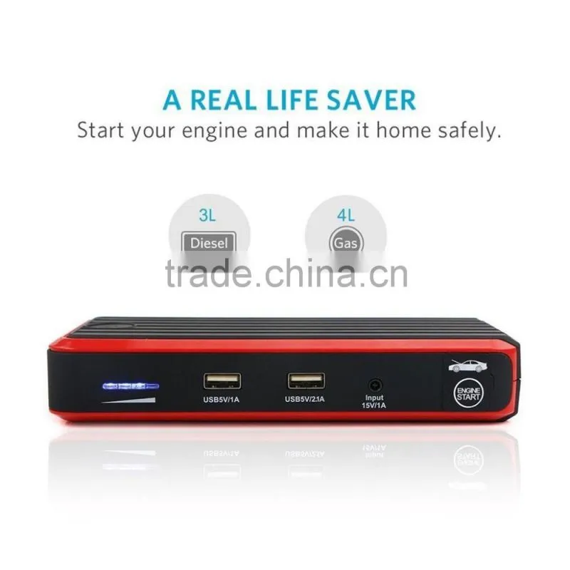 Portable Power Bank and Car Jump Starter General Electric T7 Dual USB Starters for automobiles power supply Set