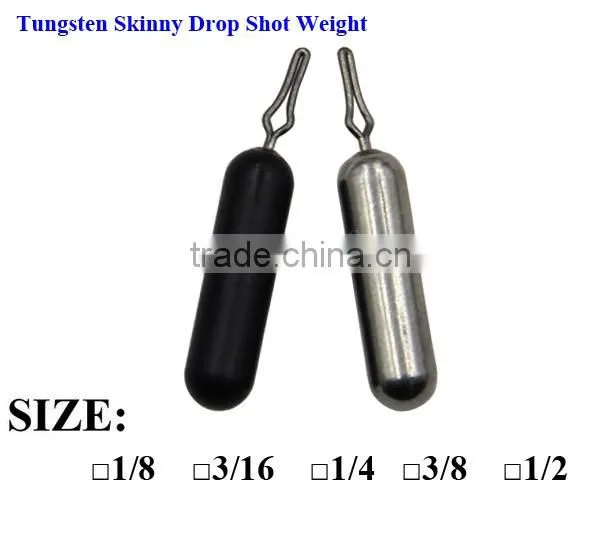 Wholesale Tungsten Weights Skinny Drop Shot Weight