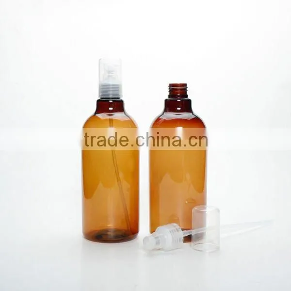 Treatment pump PET 500ml Brown Clear