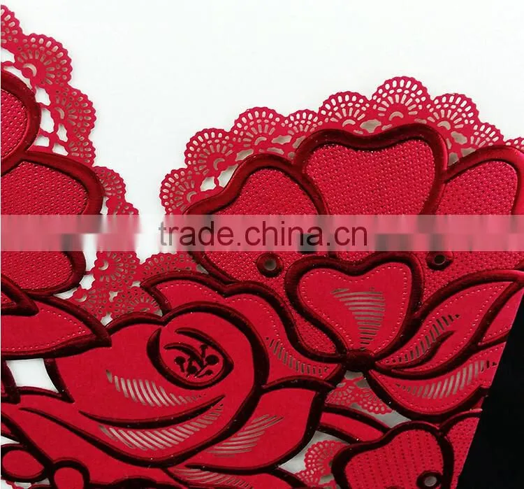 Delicate high quality wedding invitation card