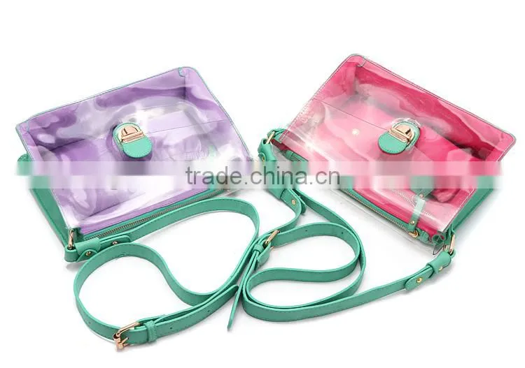 handbag designer clear plastic handbag fashion