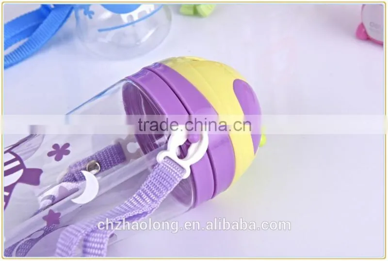 plastic water bottle for kids with straw,good design kids water bottle