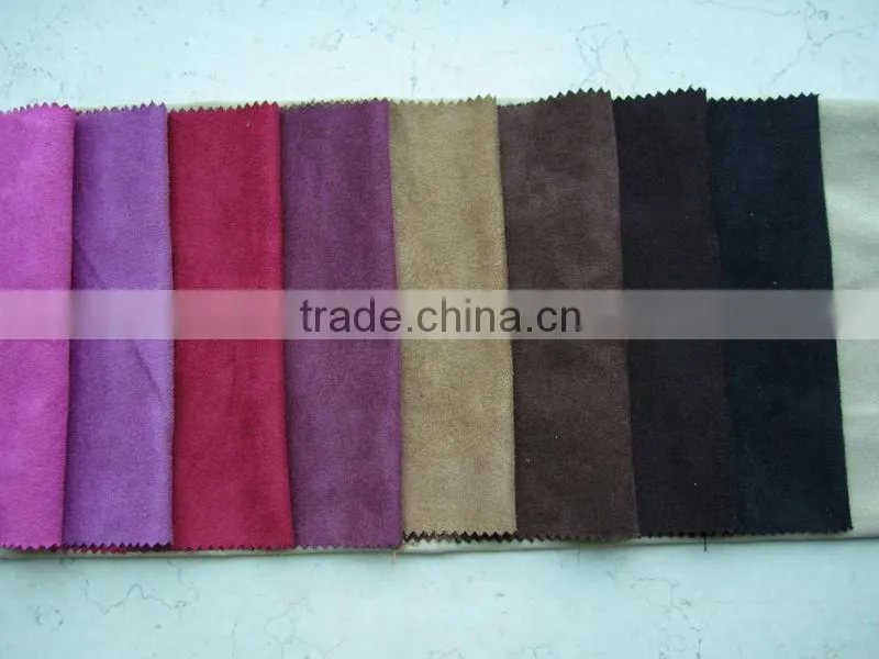 polyester suede fabric for sofa sofa material
