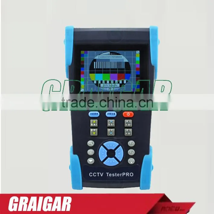3.5'' LCD CCTV Tester IP&Analog Camera Testing TDR Test L-T2621T UTP Cable Test POE Test IP Add Scan PTZ Visual Fault Locator