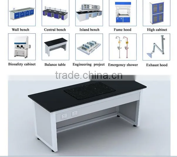 Chemistry Laboratory Shaking Table With Marble Stone Top