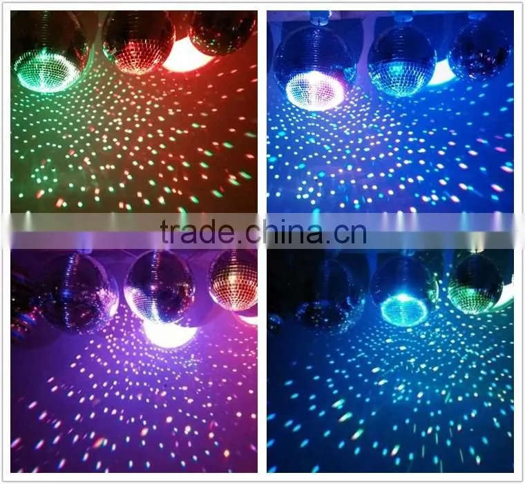 High quality with all size reflection rotation hanging mirror / glass ball light