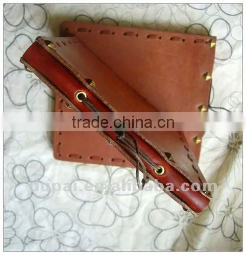 Retro Hard leather pocket agenda