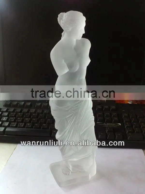 lead Crystal artificial modern Venus Figurines artworks craftsfor home or office decor