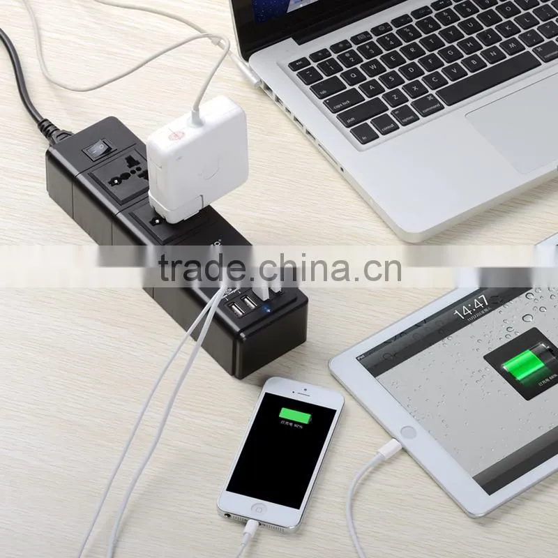 2015 OEM/ORICO Wholesale ORICO HPC-2A4U 2 outlet electrical power strip plus 4 USB HUB surge protector