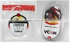 High quality 6RCA male to male Cable(av input output cable)
