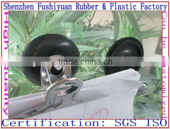 75 89mm black silicone rubber suction cup sucker with M6 screw for car mirror navigator instrument ripstop suction cup