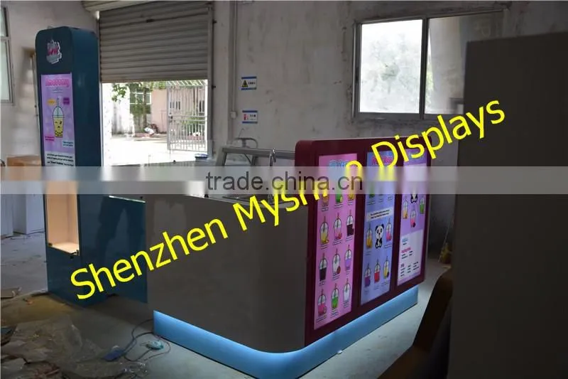 High end 3D design drink kiosk of coffee bar cafe bar counter