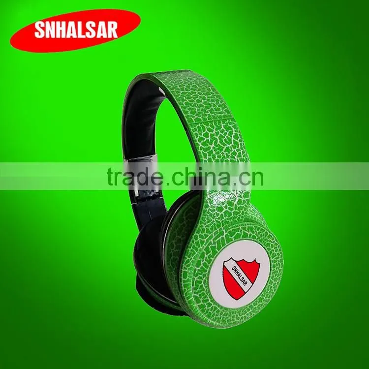 Shenzhen new leather headphones headset for mobile