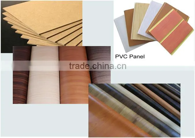 Elegant white PVC materials interior flush doors