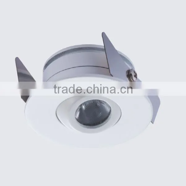 Cut hole 38mm round 1w mini led showcase lights BW8213