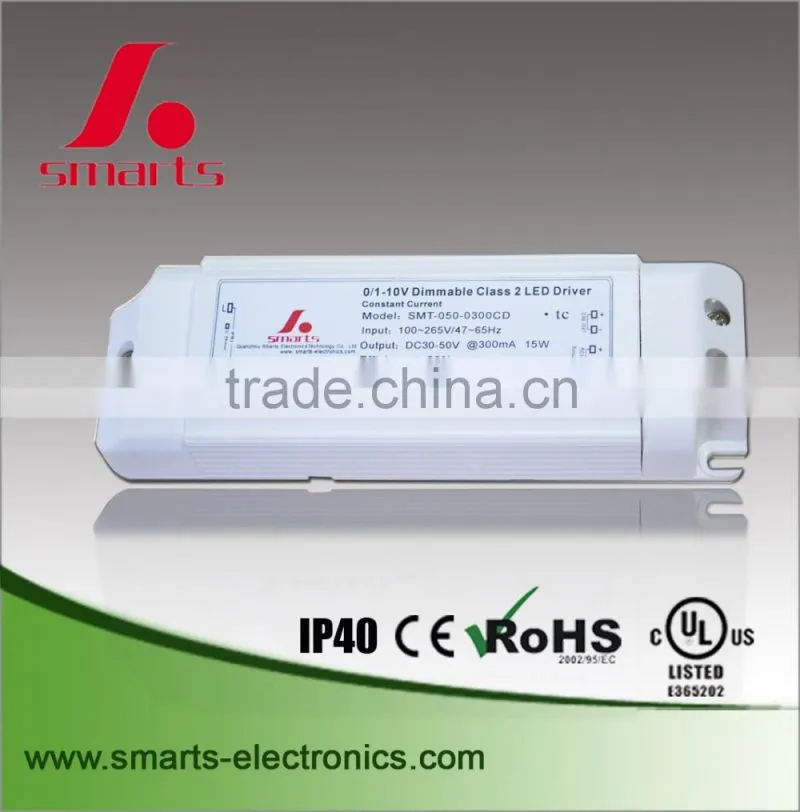 waterproof electronic 300ma 18w indoor lighting drivers