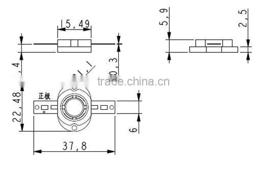 integrated package 10w High Power LED