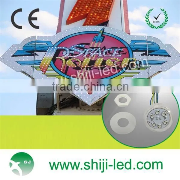 6 leds 45mm adressable rgb led point light pixel poi