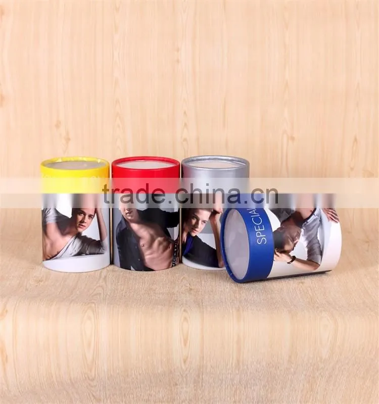Custom Cylinder Cardboard T-shirt Packaging Box