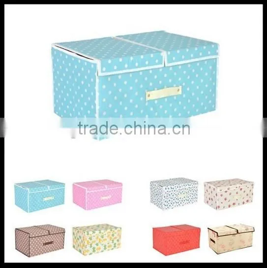 eco-friendly folding storage boxes/new decorative cardboard storage boxes/foldable storage box