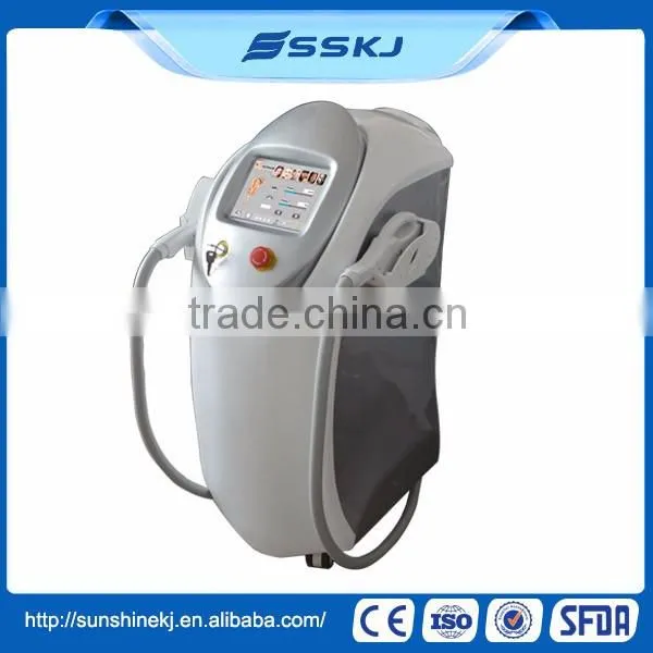2017 New multi-function 2 in 1 nd yag diode laser hair removal