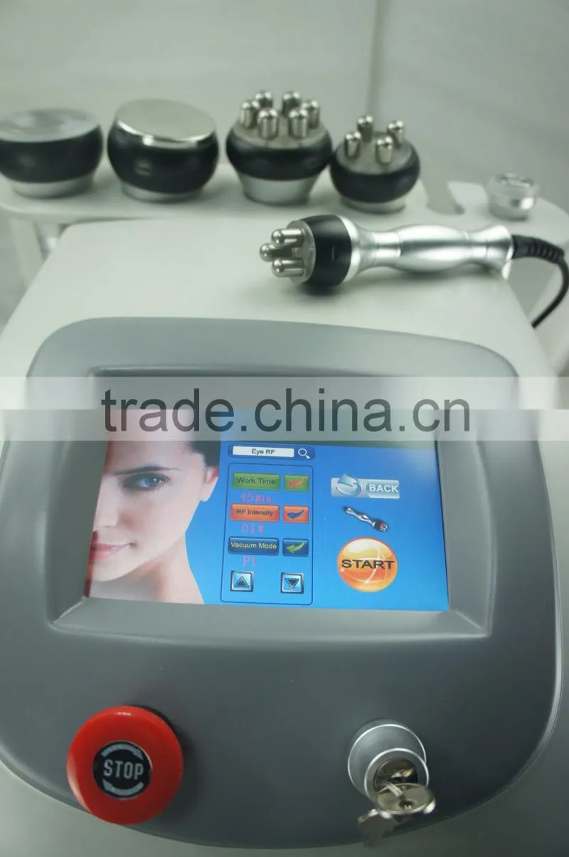 Hot Sales soared 6 in 1 ultrasonic vacuum cavitation vacuum rf slimming beauty equipment