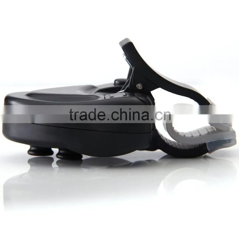 Black Universal Fishing Alarm Electronic Fish Bite Alarm Finder Sound Alert LED Light Clip On Fishing Rod