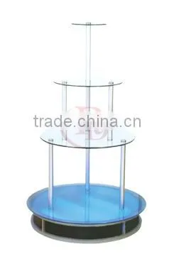 AD-3S acrylic corner shelf