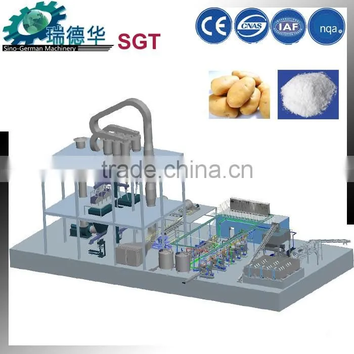 Yam starch making machine full automatic starch processing line