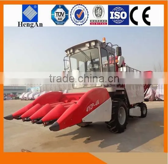 Heng An 3 row/ 4 row self-propelled Corn Maize Combine Harvester