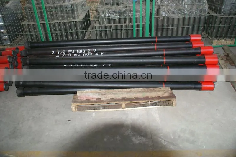 High quality API-5CT 2 7/8" N80 EUE 2M tubing pup joint P*B