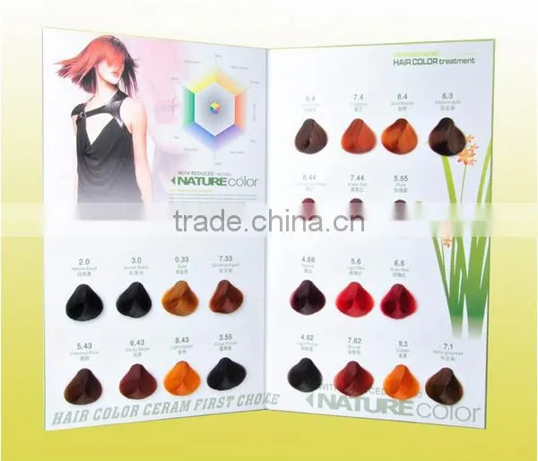 OEM Colour Chart/hair Colour Swatch Chart/Shade Book