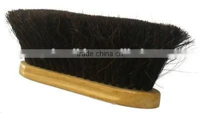 Dandy brush with black horse hair